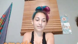 Omegle Teases In Front Of Friend
