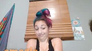 Omegle Teases In Front Of Friend