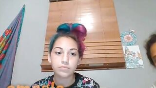 Omegle Teases In Front Of Friend