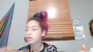 Omegle Teases In Front Of Friend