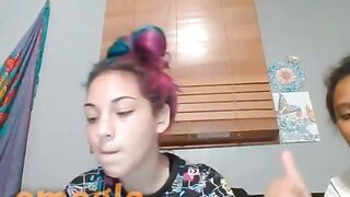 Omegle Teases In Front Of Friend