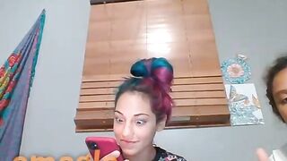Omegle Teases In Front Of Friend