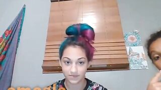 Omegle Teases In Front Of Friend