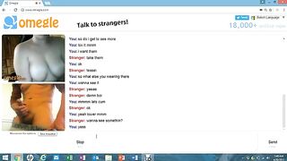 Omegle Chick With Huge Tits