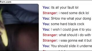 Masturbating With Banana On Omegle