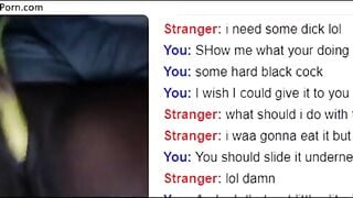 Masturbating With Banana On Omegle
