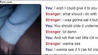 Masturbating With Banana On Omegle