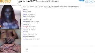 Omegle Chocolate Girls Twerking For Big Dick 2020