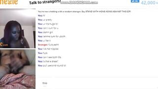 Omegle Chocolate Girls Twerking For Big Dick 2020
