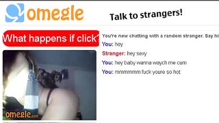 Sexy Masked Omegle Girl Shows Off
