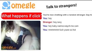 Sexy Masked Omegle Girl Shows Off