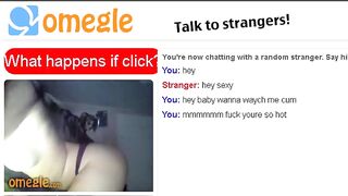 Sexy Masked Omegle Girl Shows Off