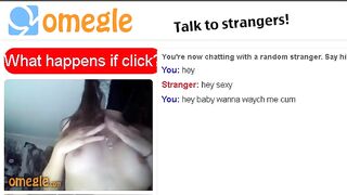 Sexy Masked Omegle Girl Shows Off
