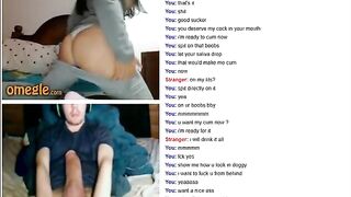 Omegle Amazing Girl Showing Huge Tits And Ass For