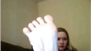 Omegle Girl Feet Webcam Compilation {7}