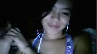 Cute 19 Year Old Columbian Girl Gets Topless