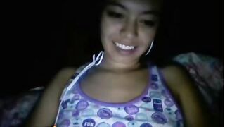 Cute 19 Year Old Columbian Girl Gets Topless