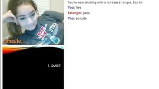 Omegle Girl 17 Cute Jane Gets Naked