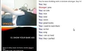 Omegle Girl 17 Cute Jane Gets Naked