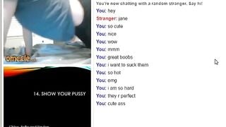 Omegle Girl 17 Cute Jane Gets Naked