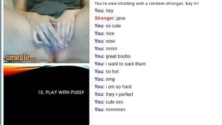 Omegle Girl 17 Cute Jane Gets Naked