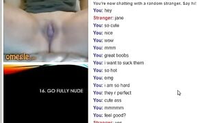 Omegle Girl 17 Cute Jane Gets Naked