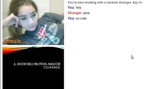 Omegle Girl 17 Cute Jane Gets Naked