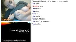 Omegle Girl 17 Cute Jane Gets Naked