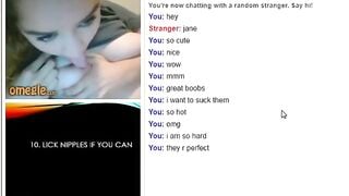 Omegle Girl 17 Cute Jane Gets Naked