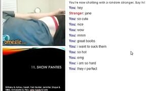 Omegle Girl 17 Cute Jane Gets Naked