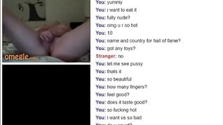 Pretty Young Teen Play Omegle Game