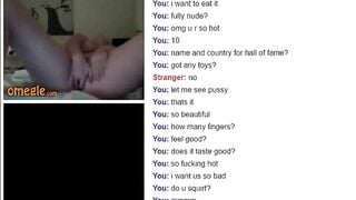 Pretty Young Teen Play Omegle Game