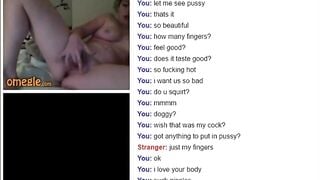 Pretty Young Teen Play Omegle Game