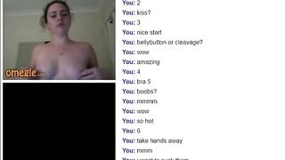 Pretty Young Teen Play Omegle Game