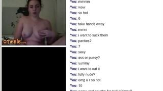 Pretty Young Teen Play Omegle Game