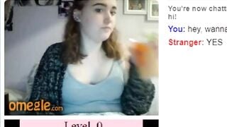 18yo Canna Show Boobs In Omegle Points Game
