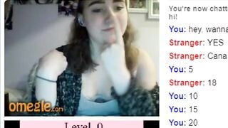 18yo Canna Show Boobs In Omegle Points Game