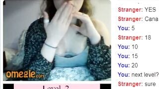 18yo Canna Show Boobs In Omegle Points Game