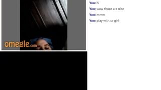Omegle Couple Big Titty GF