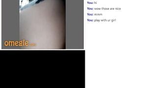 Omegle Couple Big Titty GF