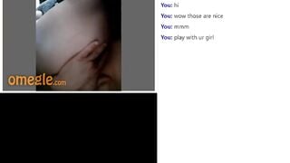 Omegle Couple Big Titty GF