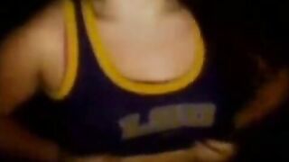 Hot Teen Girl Undressed In Darkness
