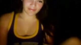 Hot Teen Girl Undressed In Darkness