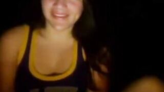 Hot Teen Girl Undressed In Darkness