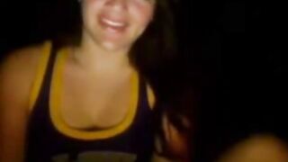 Hot Teen Girl Undressed In Darkness