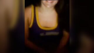 Hot Teen Girl Undressed In Darkness