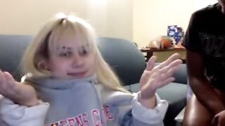 18yo Ny Girl And Friend Trying The OMEGLE GAME....