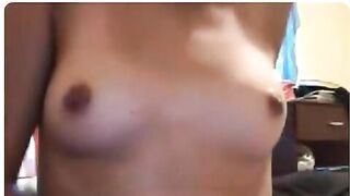 Omegle Hot Teen With Nice Tits Masturbate.Mp4