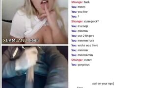 Blondie Teases On Omegle
