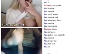 Blondie Teases On Omegle